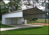 Casey Illinois Utility Carports and Combo Carports