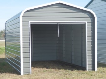 Single Garage | Regular Roof | 12'W x 21'L x 7`H |  1-Car